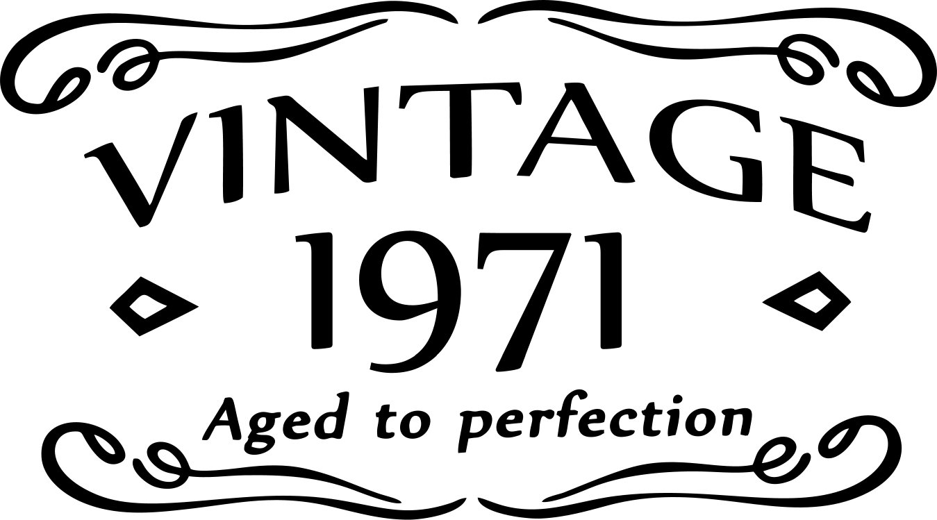 Download VINTAGE 1971 - 50th Birthday T-Shirt (2021), Gift, Premium ...