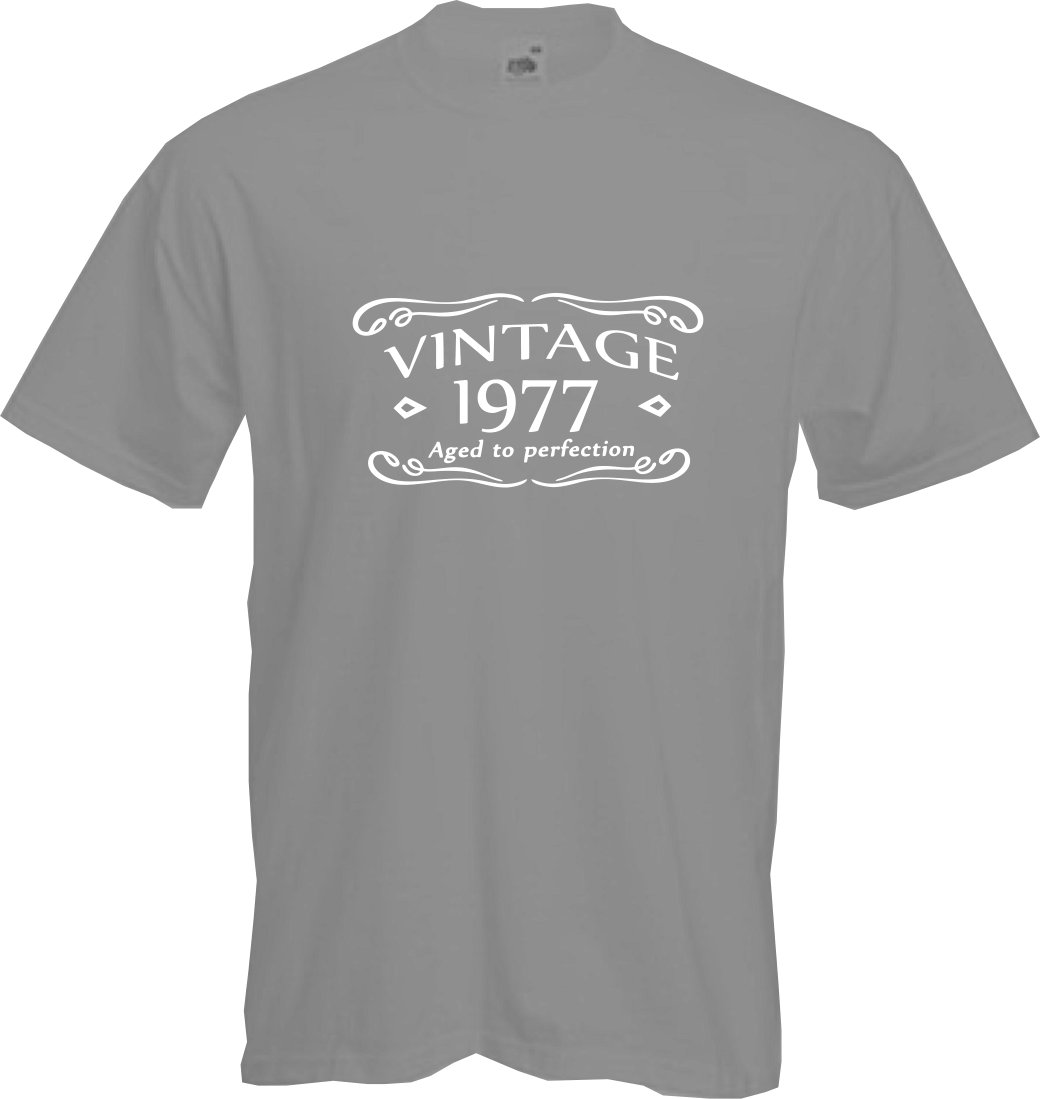 VINTAGE 1977 - T Shirt, 40th BIRTHDAY (2017), Fun, Present, Gift, NEW ...